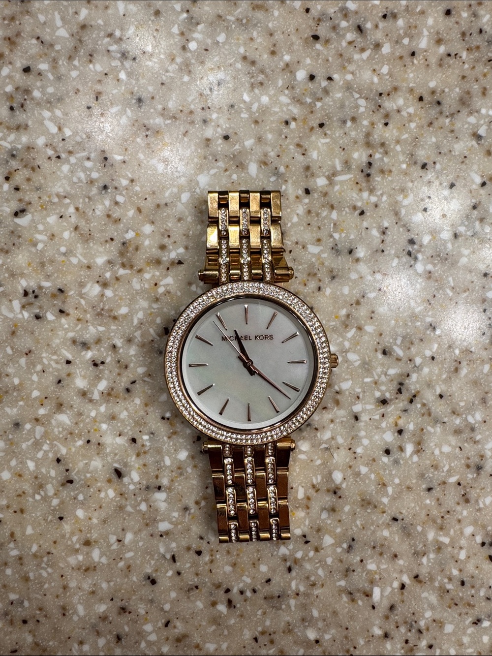 Michael Kors Rose Gold Crystal Watch